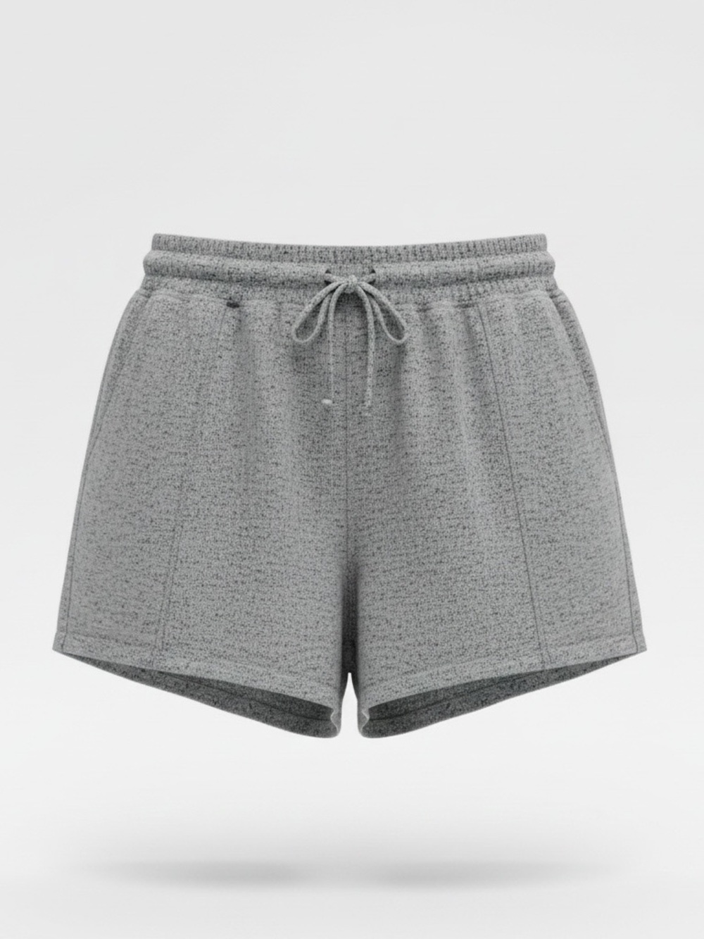 Soma Heather Gray Cozy Drawstring Lounge Shorts